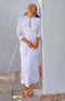 Embroidered Udaipur Kurta - La Di Da White/Silver-Dress-Gretchen Scott LLC-XXS-White/Silver-Urbanheer