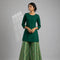 Emerald Noor Palazzo Kurti Set