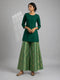 Emerald Noor Palazzo Kurti Set