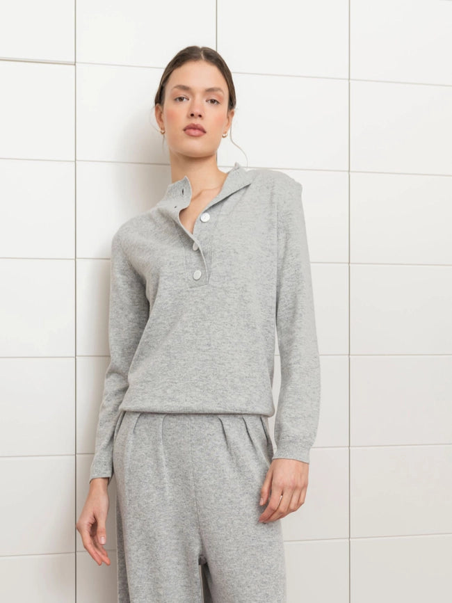 Emi Sweater Grey-Sweater-Bel Cashmere S.C.-S-Grey-Urbanheer