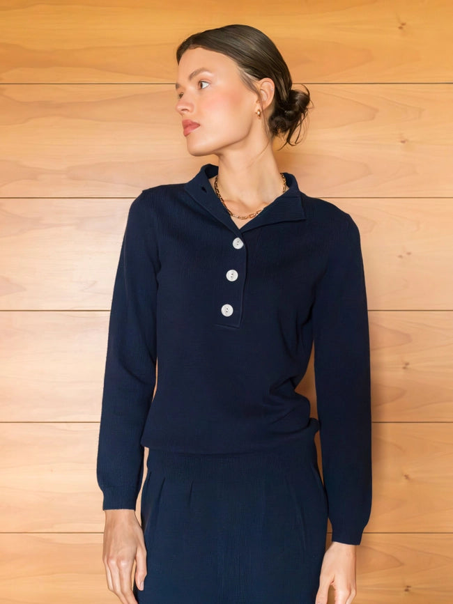 Emi Sweater Navy-Sweater-Bel Cashmere S.C.-S-Navy-Urbanheer
