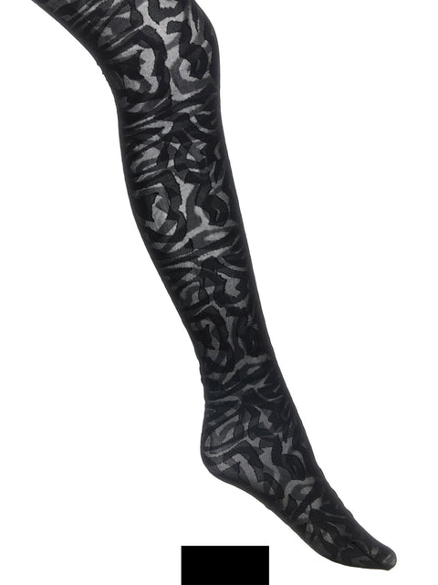 Emilio Pucci Black Labirinto Tights
