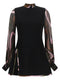 Emilio Pucci Black Marmo Cady Dress