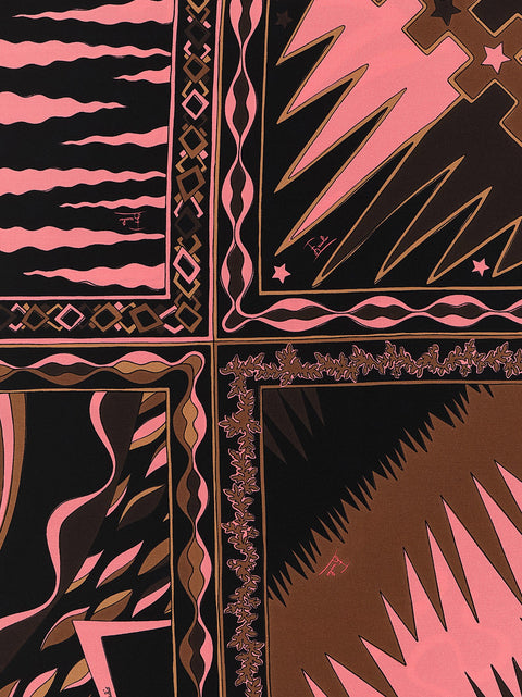 Emilio Pucci Carré Mix Of Prints