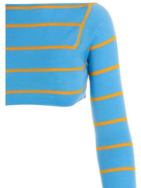 Emilio Pucci Cut-out Cropped Sweater