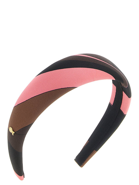 Emilio Pucci Iride Silk Headband