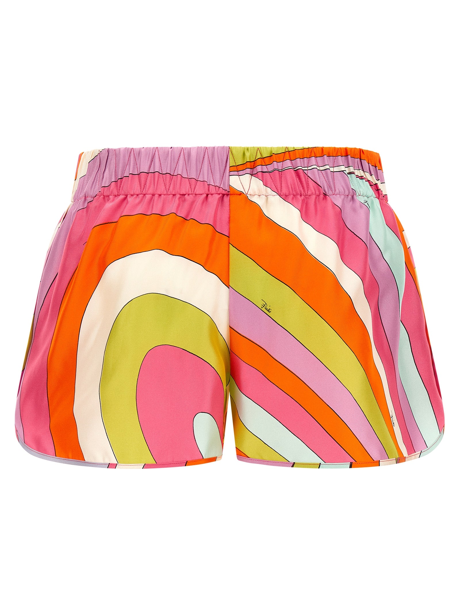 Emilio Pucci Marmo Print Shorts