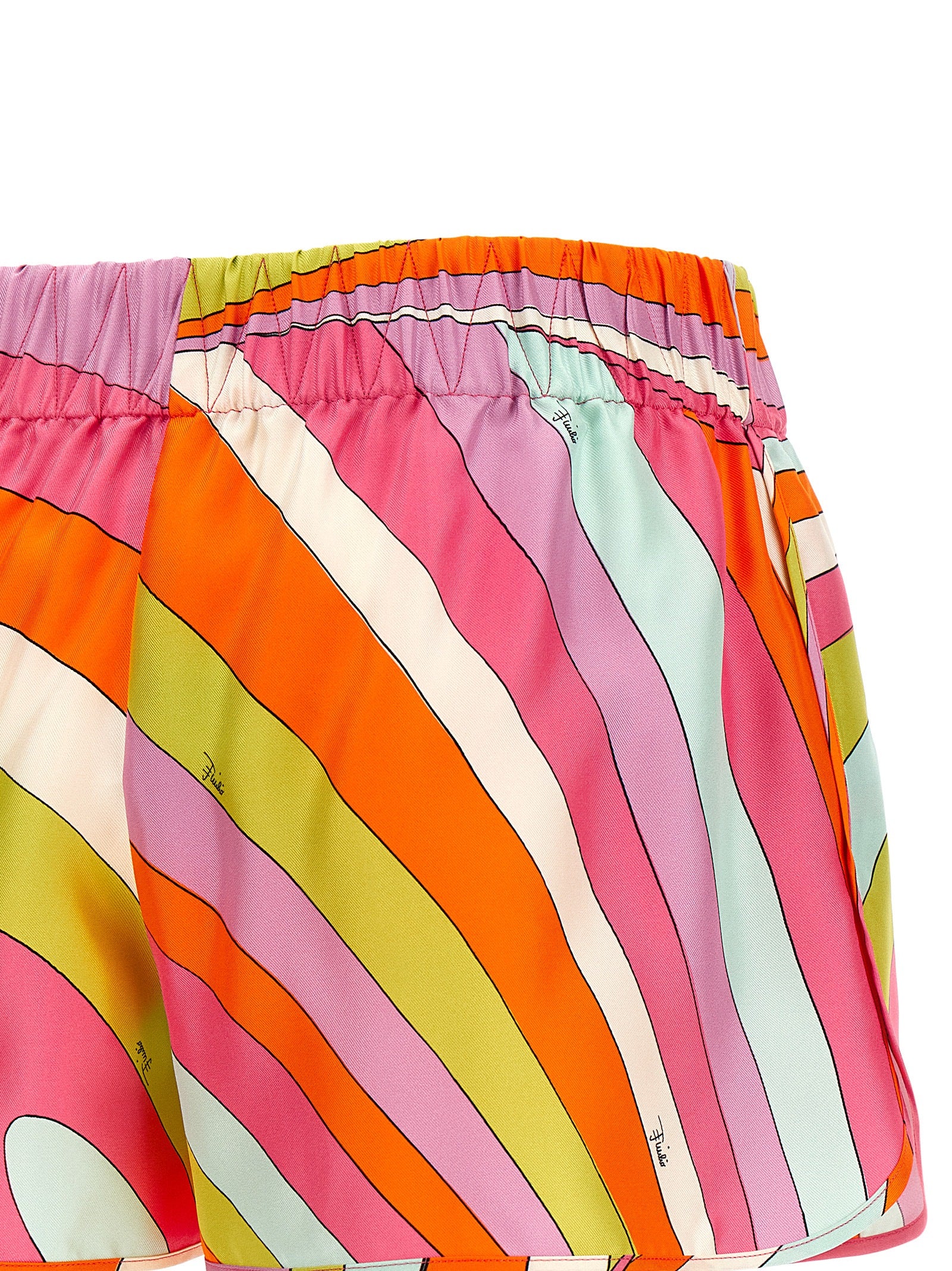 Emilio Pucci Marmo Print Shorts