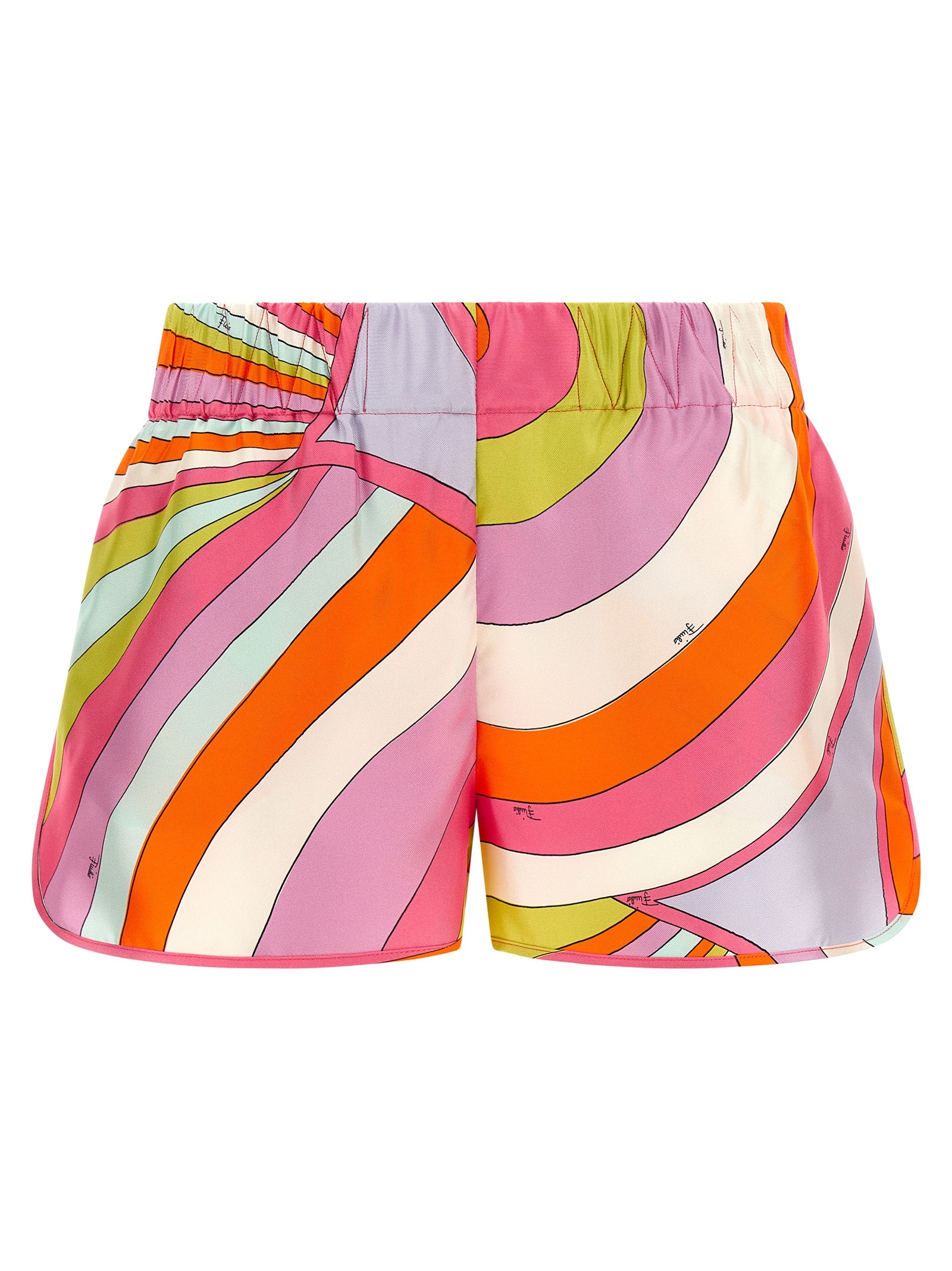 Emilio Pucci Marmo Print Shorts