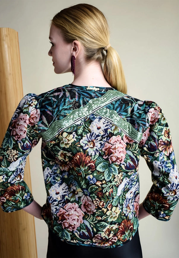 Emma Women's Green Jacket-Jacket-Sandhya Garg-XS-Urbanheer