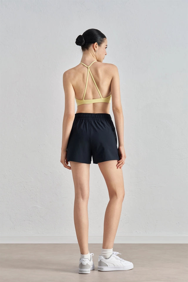 Emory Airplus Drawstring High Waist Active Short Black-Short-91thelabel-S-Black-Urbanheer