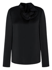 Emporio Armani Blouse with satin flower detail
