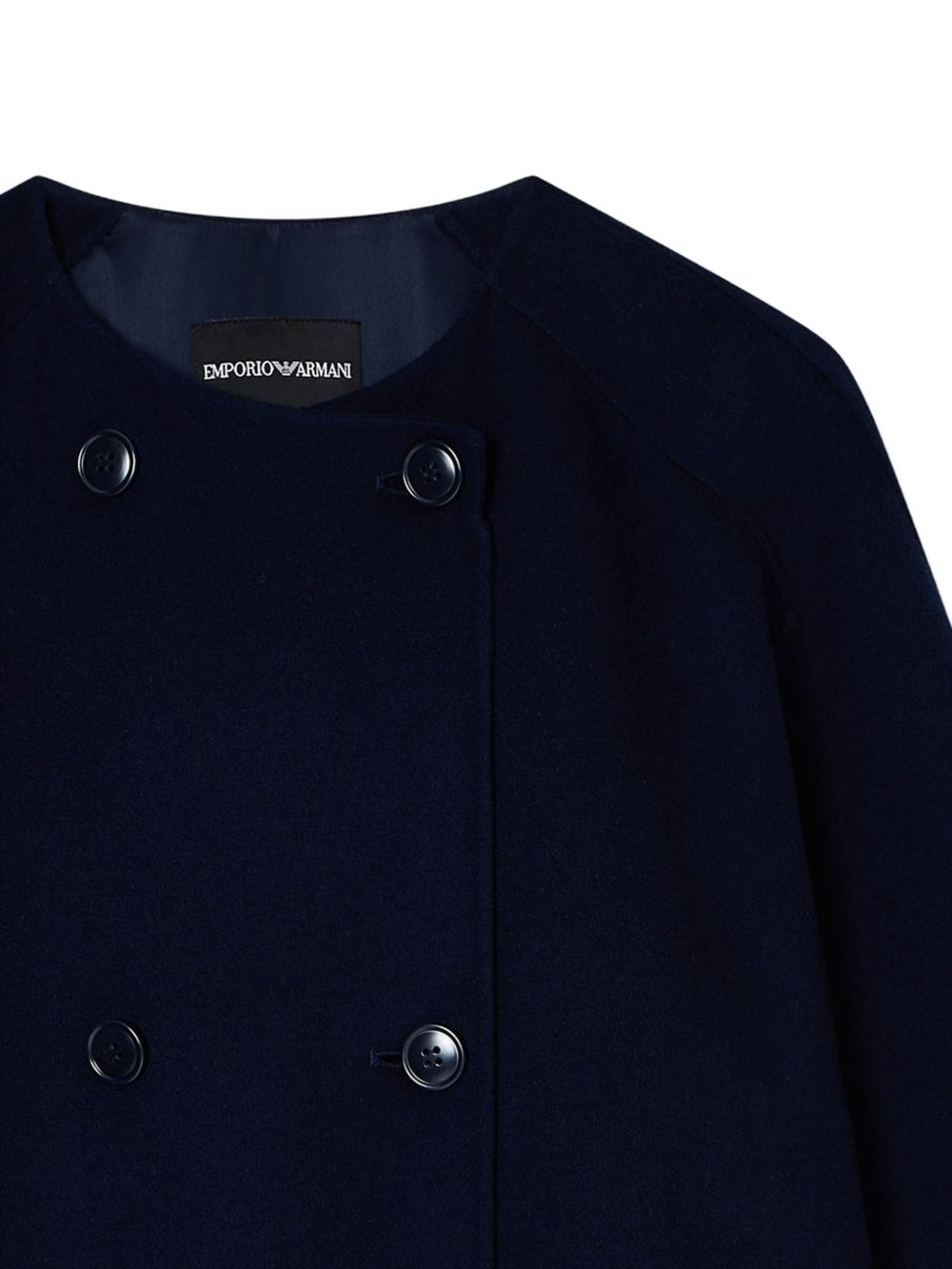 Emporio Armani Coats Blue