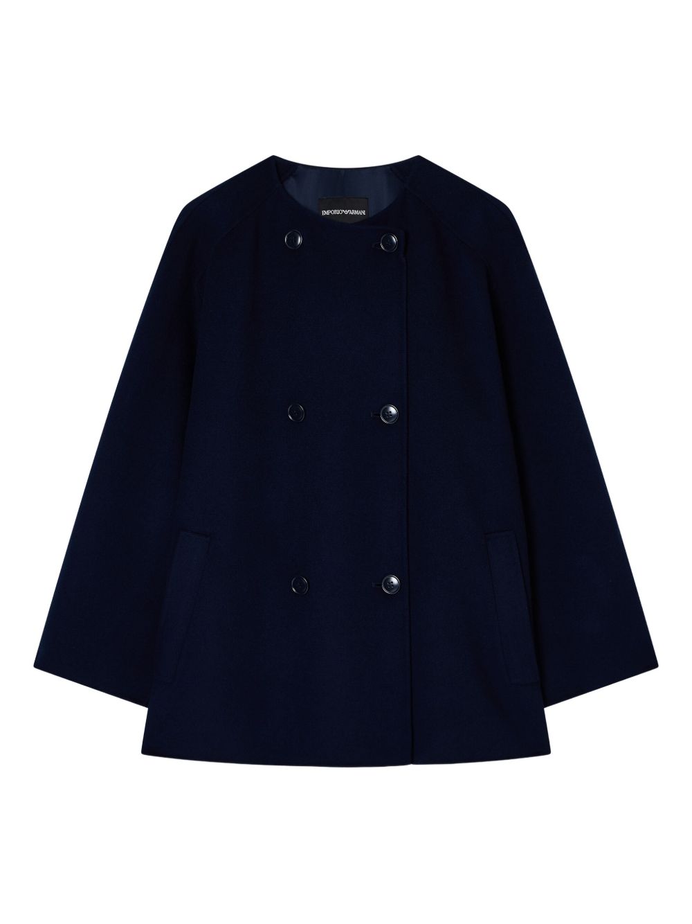 Emporio Armani Coats Blue