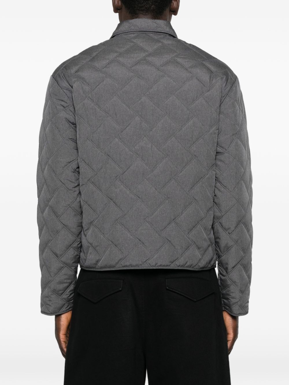 Emporio Armani Coats Grey