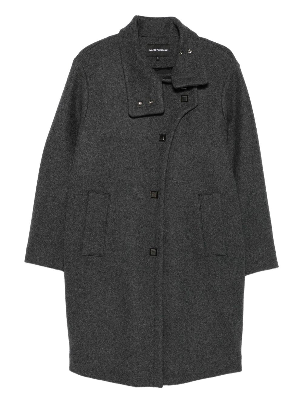 Emporio Armani Coats Grey