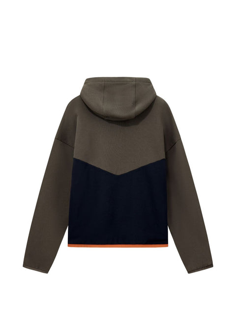 Emporio Armani Cotton Colorblock Hoodie