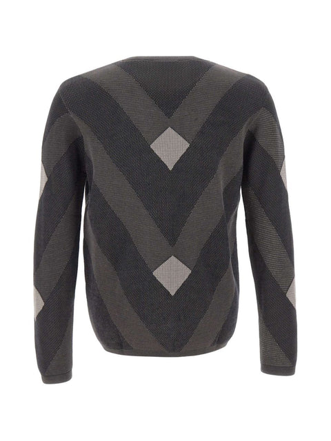 Emporio Armani Cotton Crewneck Sweater
