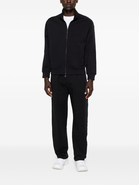 Emporio Armani Cotton zipped sweatshirt