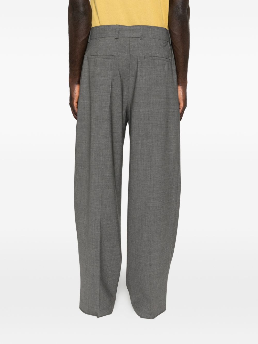 Emporio Armani E.ARMANI EXCLUSIVE PRE Trousers Grey from Emporio