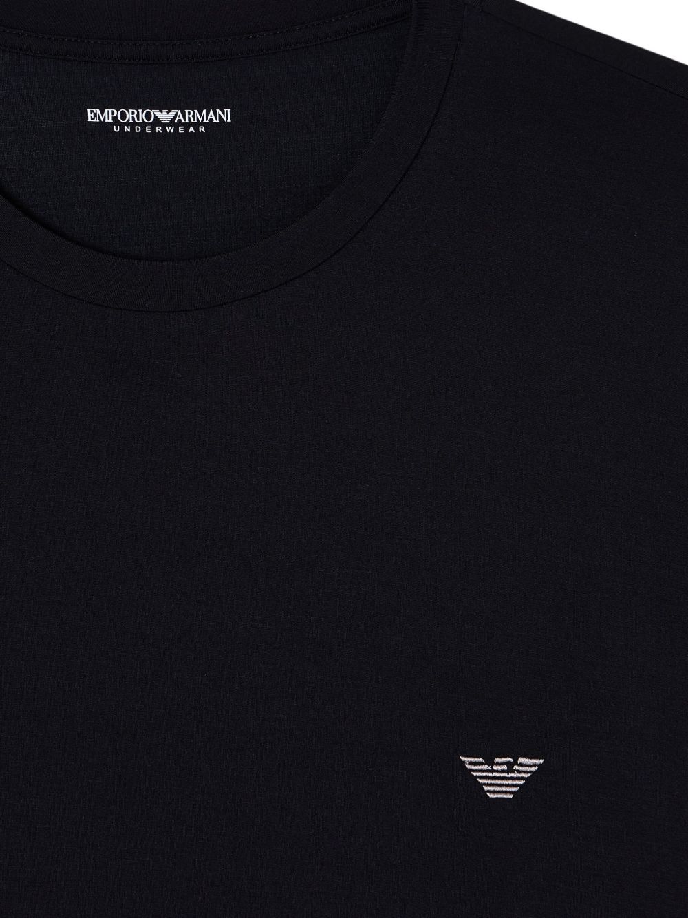 Emporio Armani Fitted loungewear T-shirt in soft modal