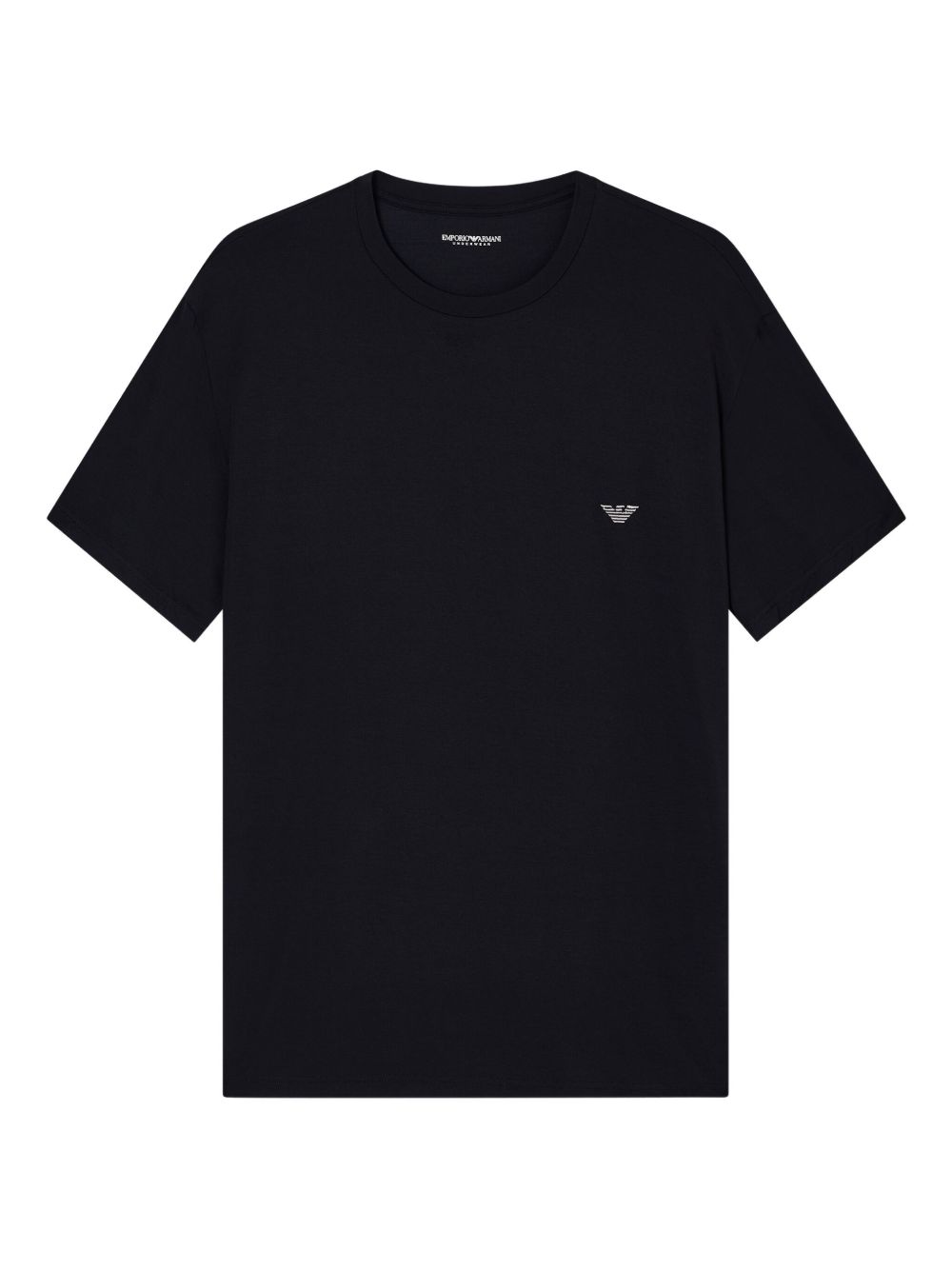 Emporio Armani Fitted loungewear T-shirt in soft modal