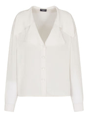 Emporio Armani Icon double silk georgette shirt
