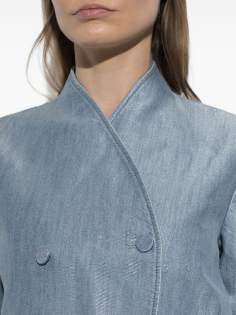 Emporio Armani Jackets LIGHT BLUE
