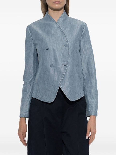 Emporio Armani Jackets LIGHT BLUE