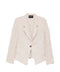 Emporio Armani Linen single-breasted jacket