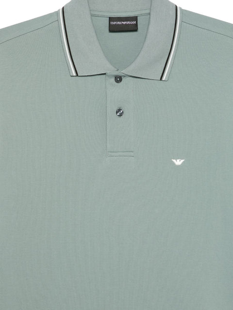 Emporio Armani Logo cotton polo shirt