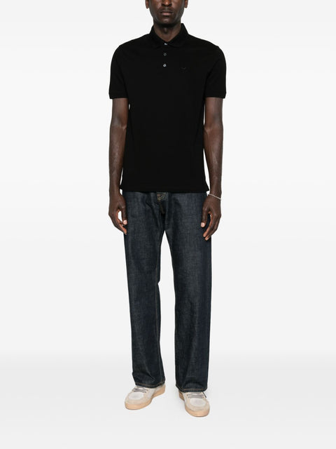 Emporio Armani Logo cotton polo shirt