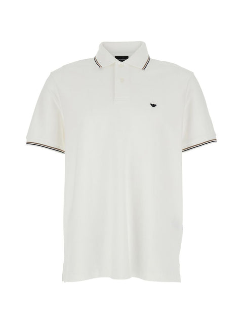 Emporio Armani Logo cotton polo shirt