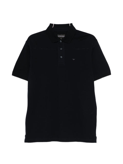 Emporio Armani Logo cotton polo shirt
