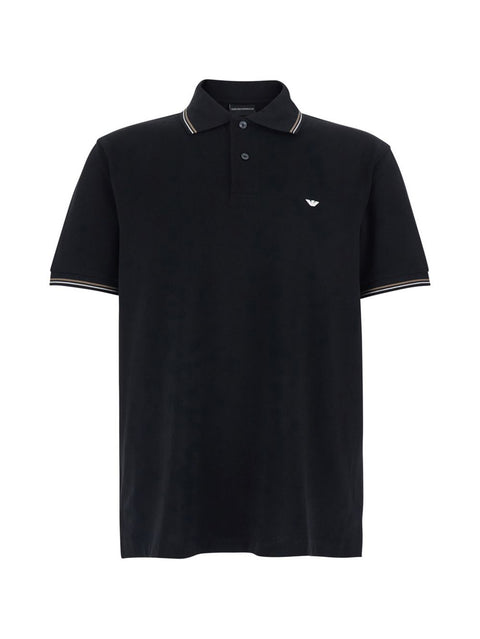Emporio Armani Logo cotton polo shirt