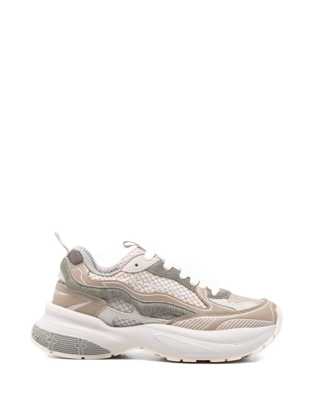 Emporio Armani Metallic Gold Sneakers