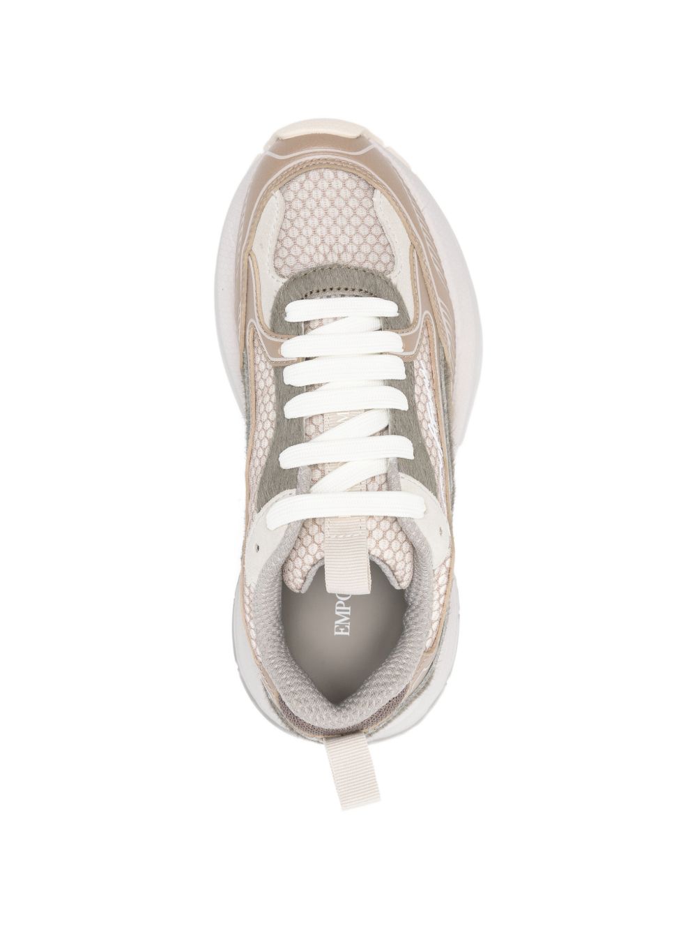 Emporio Armani Metallic Gold Sneakers