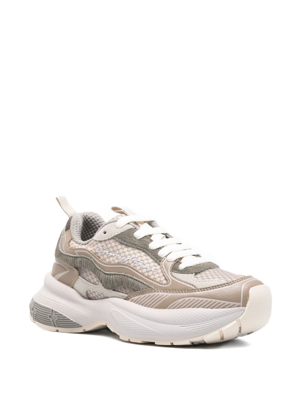 Emporio Armani Metallic Gold Sneakers