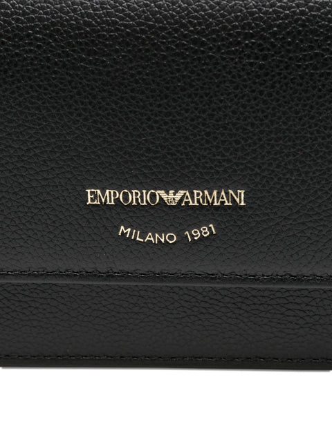 Emporio Armani Mini Bag In Tumbled Leather