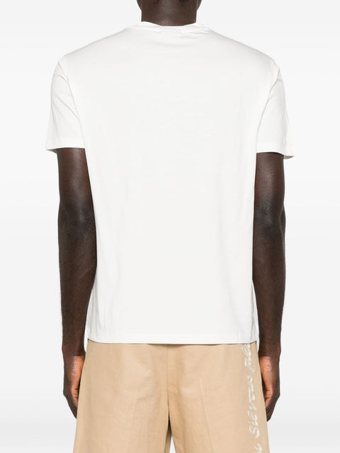 Emporio Armani Modal and silk blend t-shirt