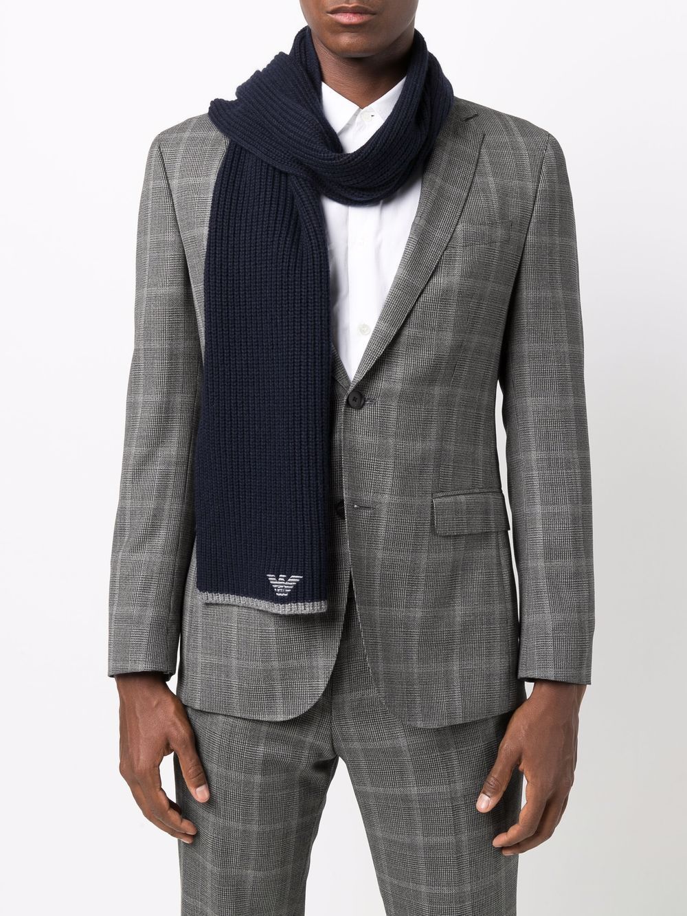 Emporio Armani Scarfs Blue-Scarves Hats & Gloves-Emporio Armani-UNI-Urbanheer