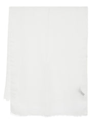 Emporio Armani Scarfs White