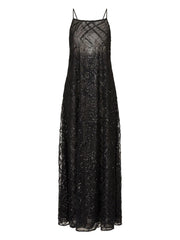 Emporio Armani Sequin-embellished backless mini dress