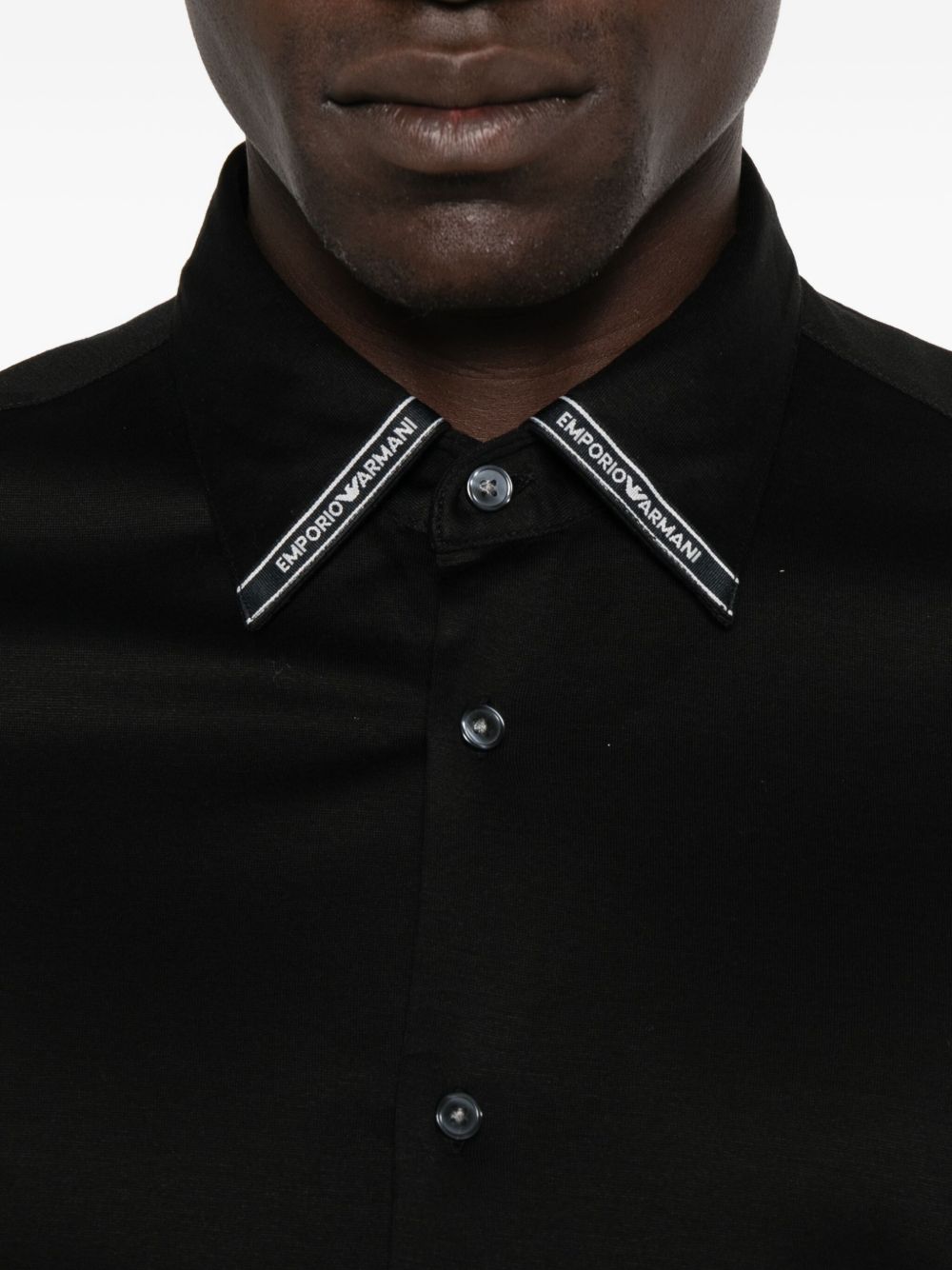 Emporio Armani Shirts Black