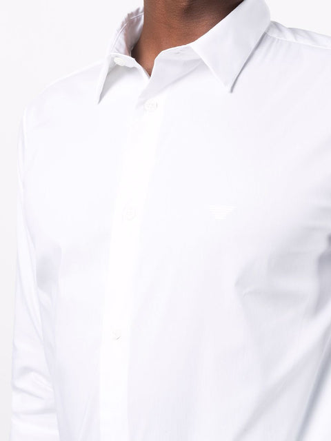 Emporio Armani Shirts White-men > clothing > shirts-Emporio Armani-XL-White-Urbanheer