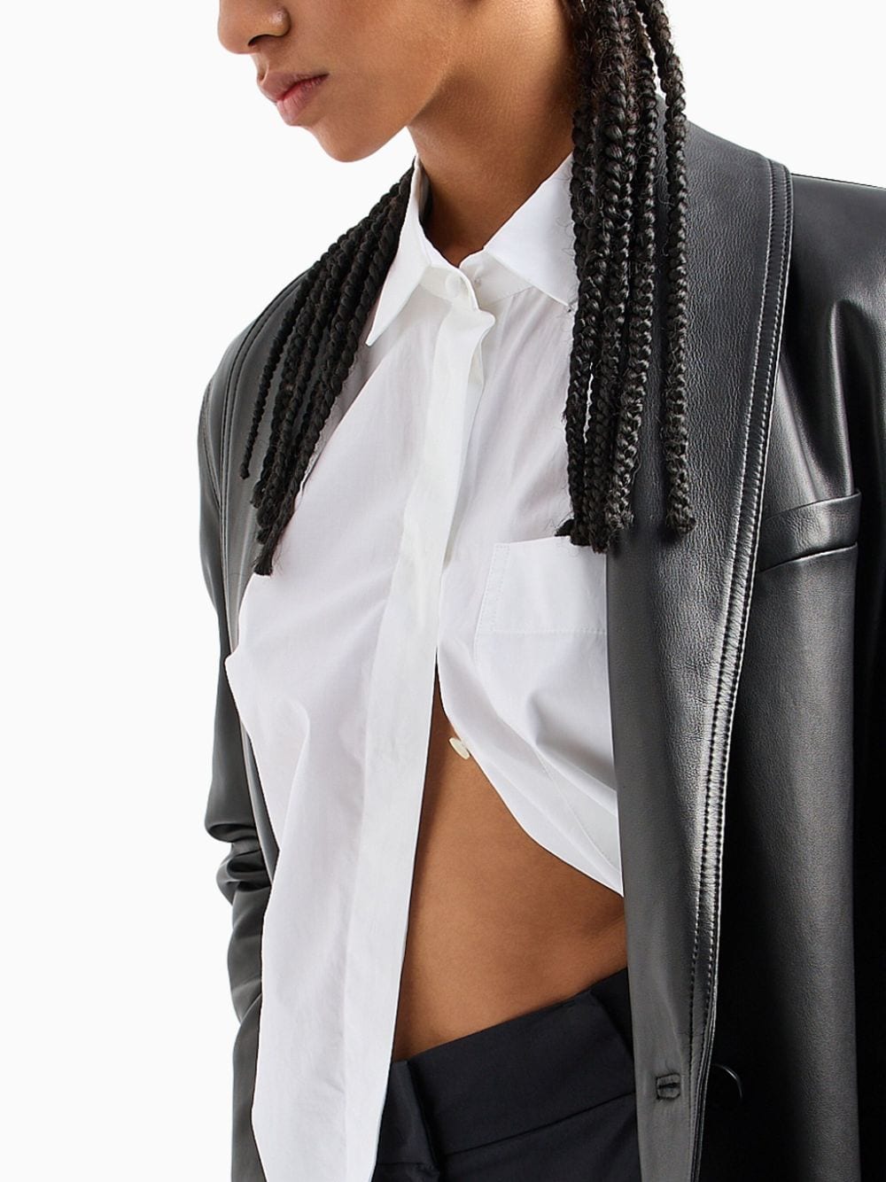 Emporio Armani Shirts White-women > clothing > shirts-Emporio Armani-48-White-Urbanheer