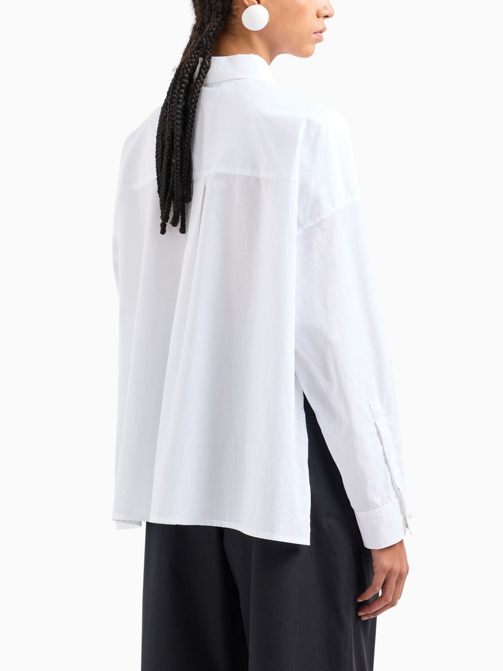 Emporio Armani Shirts White-women > clothing > shirts-Emporio Armani-48-White-Urbanheer