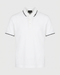 Emporio Armani Short Sleeve Polo Shirt White/Black logo