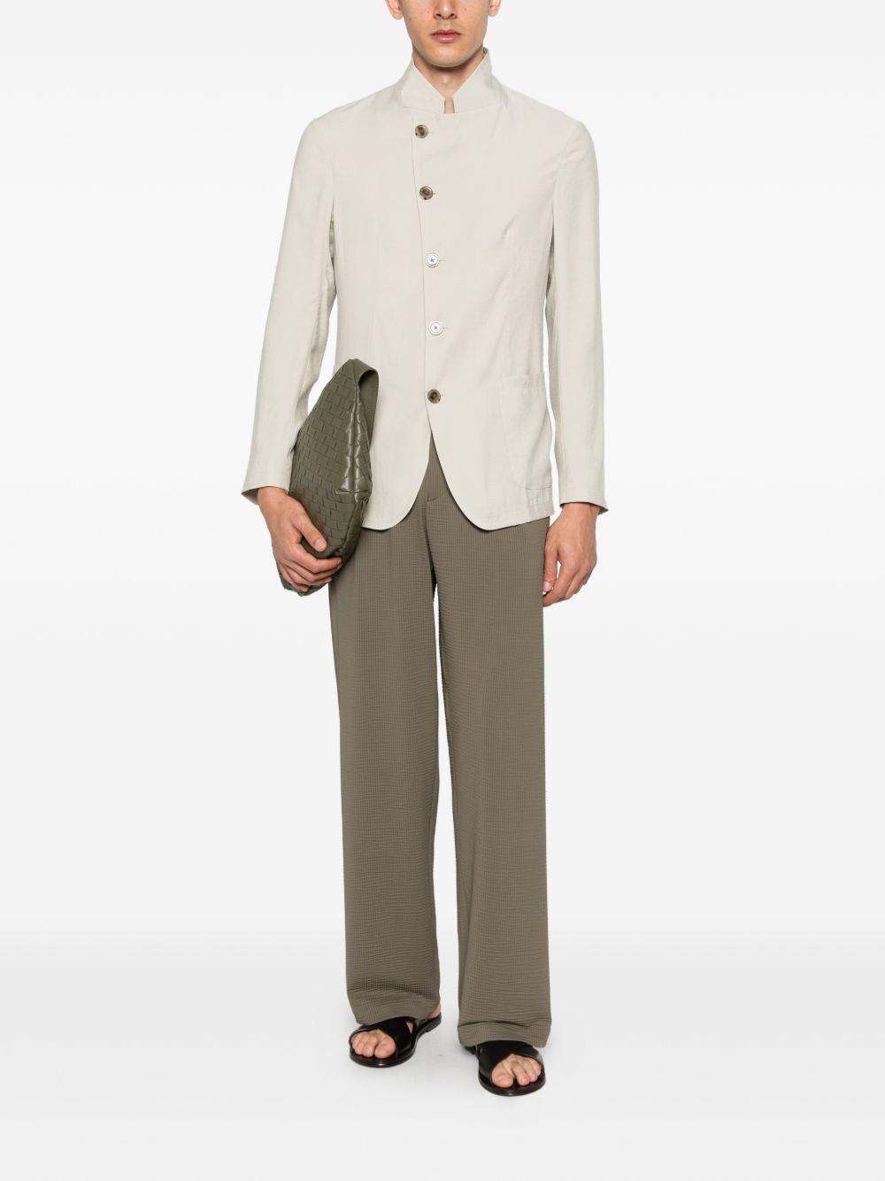 Emporio Armani Single-breasted blazer jacket