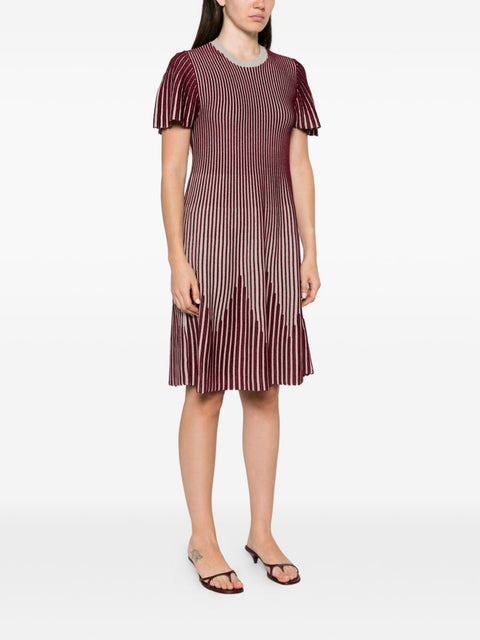 Emporio Armani Striped Midi Dress